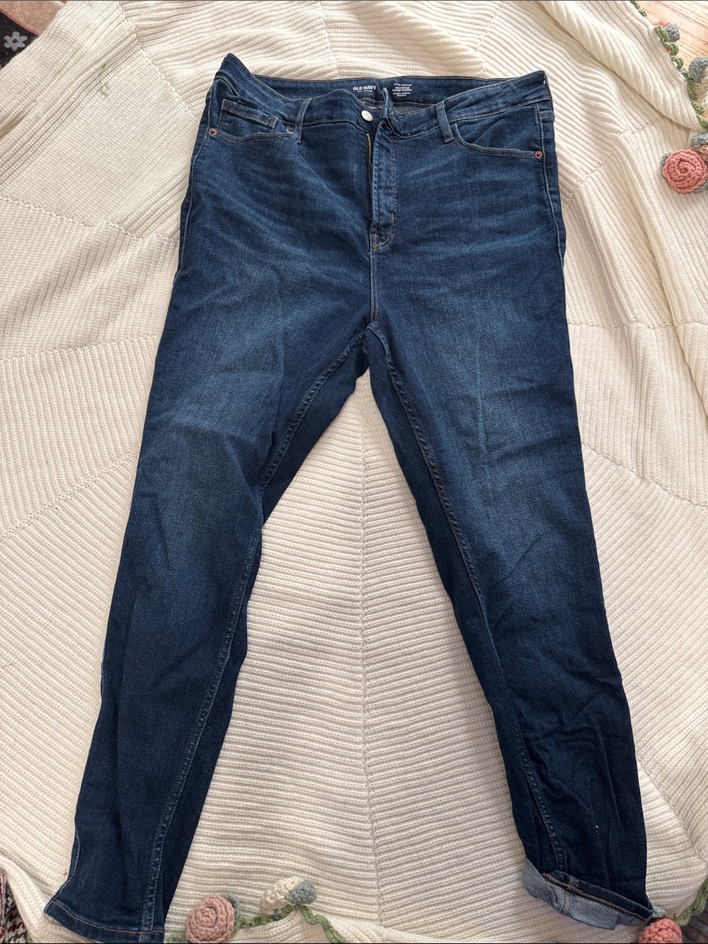 Old Navy Dark Indigo Skinny Jeans for Women